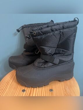 Northside Black Insulated Waterproof Winter Snow Boots Size 7 NWT